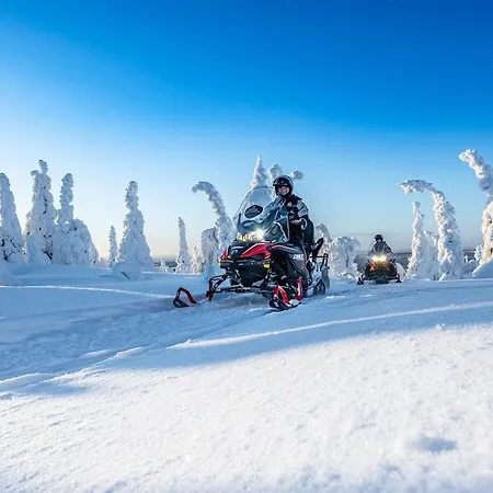 Nyaraló Satu, Kahden Makuuhuoneen Kelomoekki, Lukuisten Polkujen, Polkupyoeraereitin Sekae Kalaisan Tunturilammen Vieressae Syöte