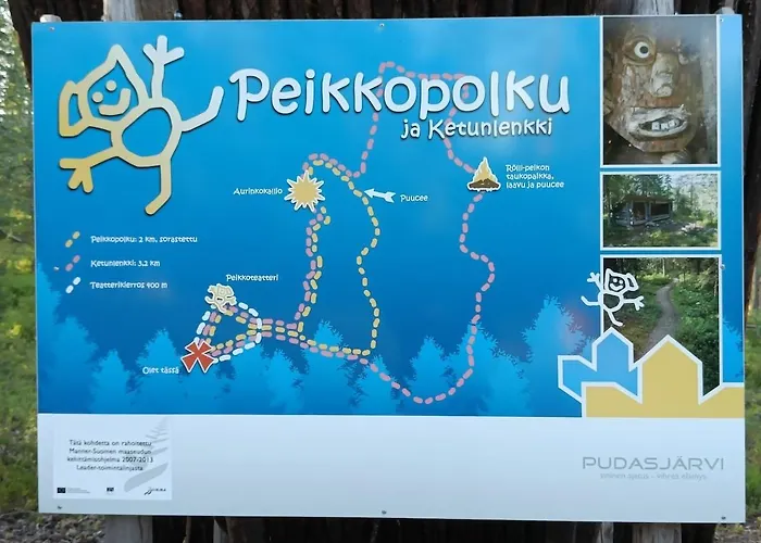 בית נופש Satu 31, Kahden Makuuhuoneen Kelomoekki Syoetteellae, Valaistun Ladun Vieressae